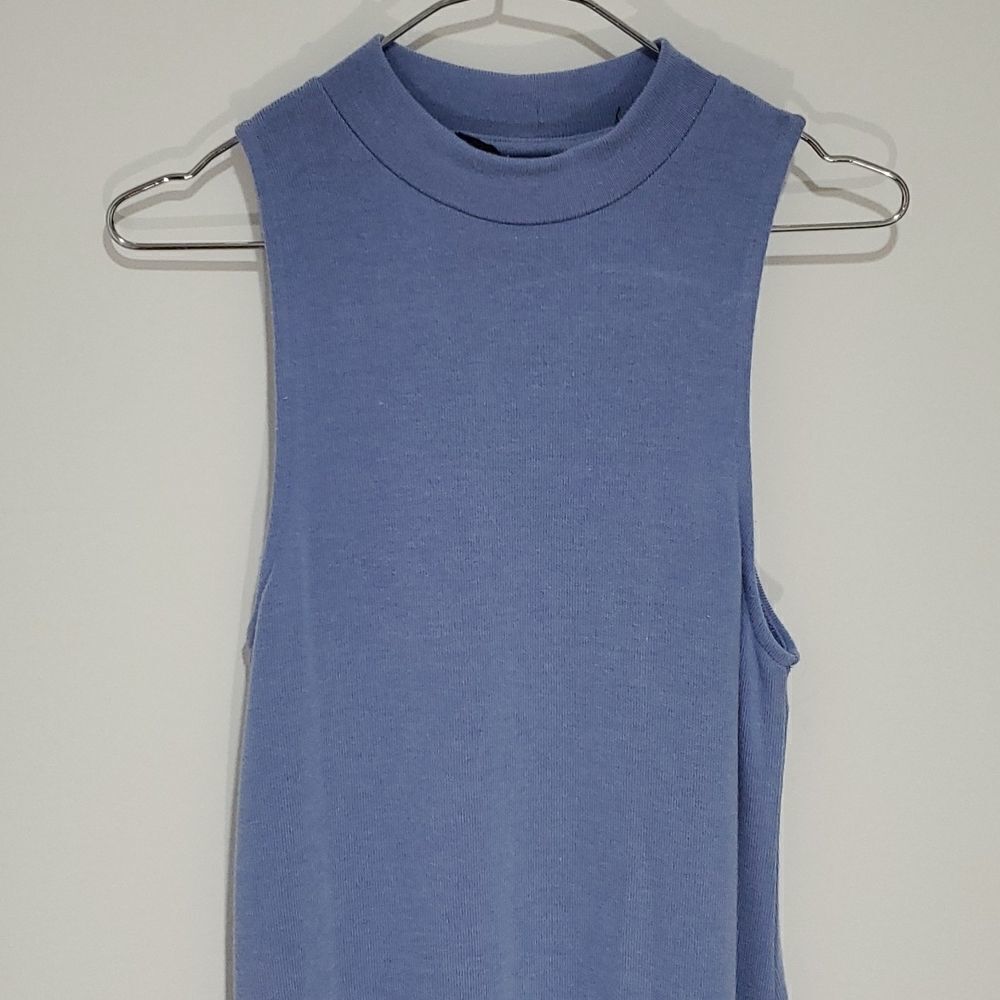 LE chateau blue sleeveless dress - Picture 2 of 7
